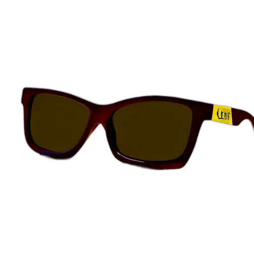 3d render, earth tones, lemon, wearing transparent PNG cut-out