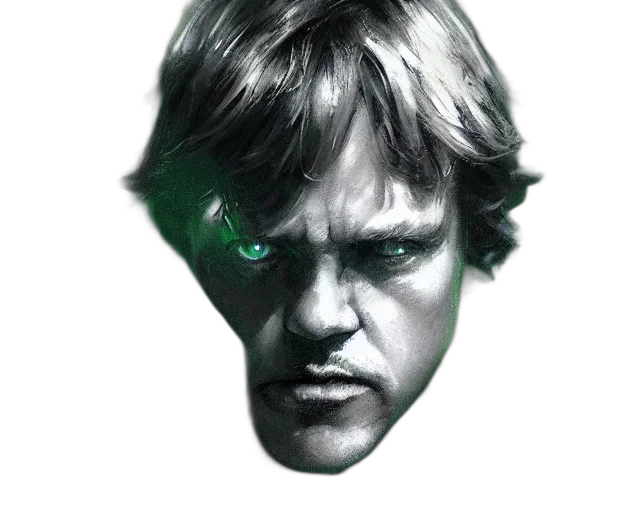 face, mask, photorealistic, comic book art transparent PNG cut-out