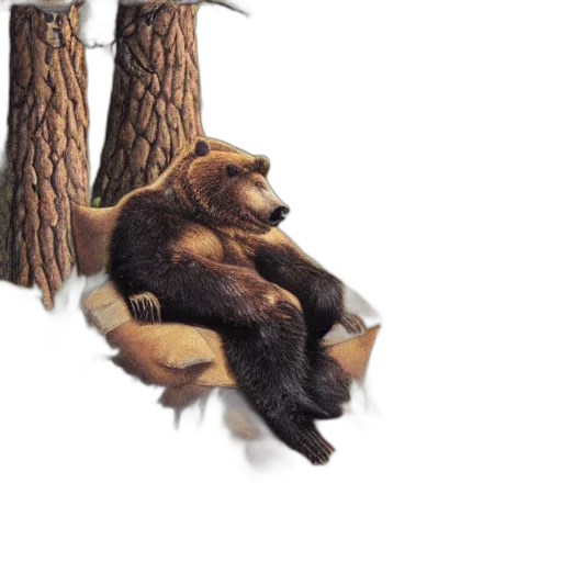 animal, creature, staff, furniture, concept art, photorealistic, 3d render, forest transparent PNG cut-out