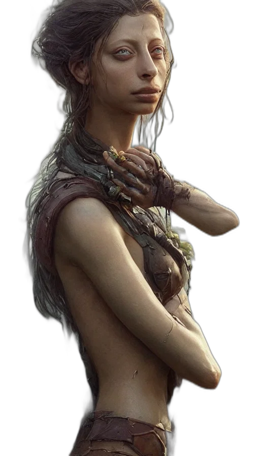 face, jewelry, staff, dragon transparent PNG cut-out