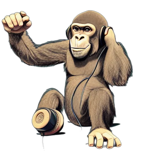animal, staff, concept art, photorealistic transparent PNG cut-out