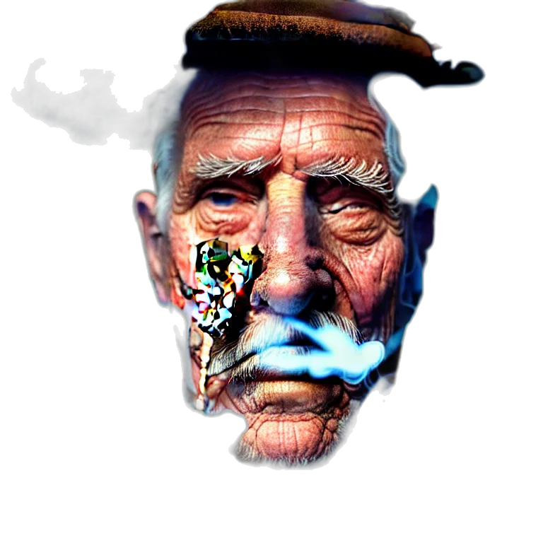 mask, face, robot, staff, concept art, pixel art, comic book art, photorealistic transparent PNG cut-out
