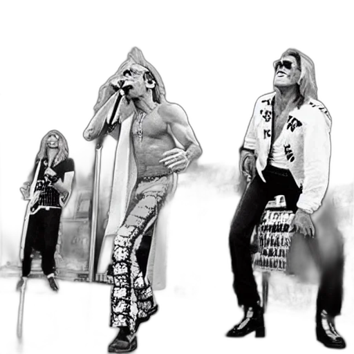 comic book art, concept art, cartoon, photorealistic, david, lee, roth, singing transparent PNG cut-out