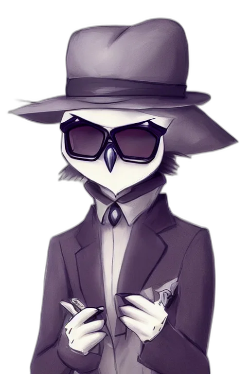 hat, mask, staff, jacket, cartoon, concept art, pixel art, cyberpunk transparent PNG cut-out