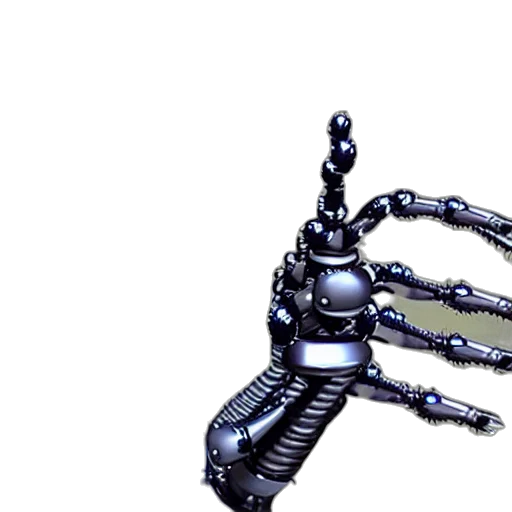 robot, weapon, jewelry, staff, cyberpunk, pixel art, 3d render, concept art transparent PNG cut-out