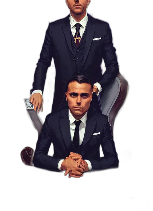 jacket, staff, face, furniture transparent PNG cut-out