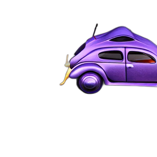 car, umbrella, hat, weapon, concept art, 3d render, vaporwave, cartoon transparent PNG cut-out