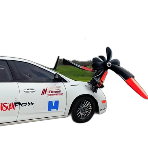 staff, car, weapon, 3d render transparent PNG cut-out