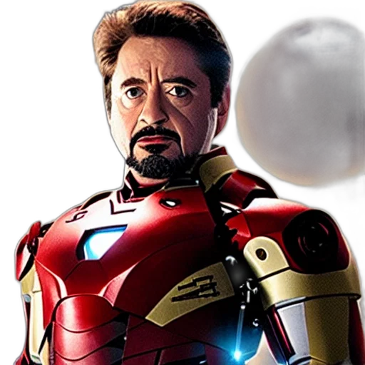robot, face, comic book art, concept art transparent PNG cut-out