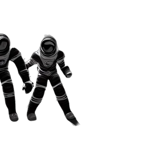 robot, 3d render, concept art, outer space transparent PNG cut-out