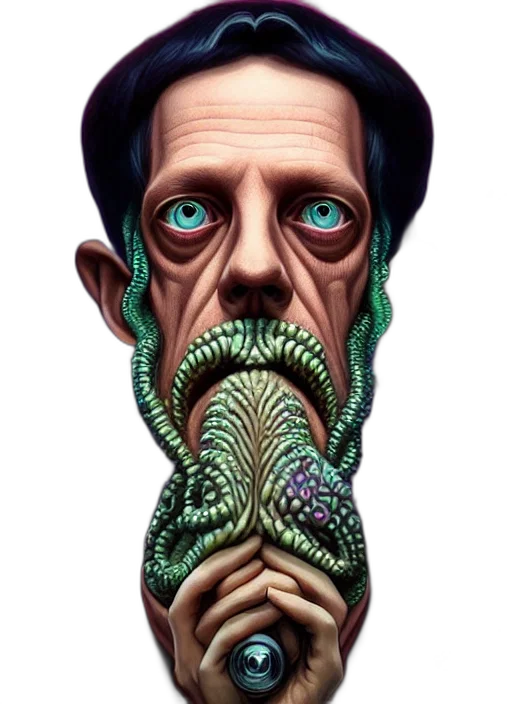 mask, creature, face, staff transparent PNG cut-out