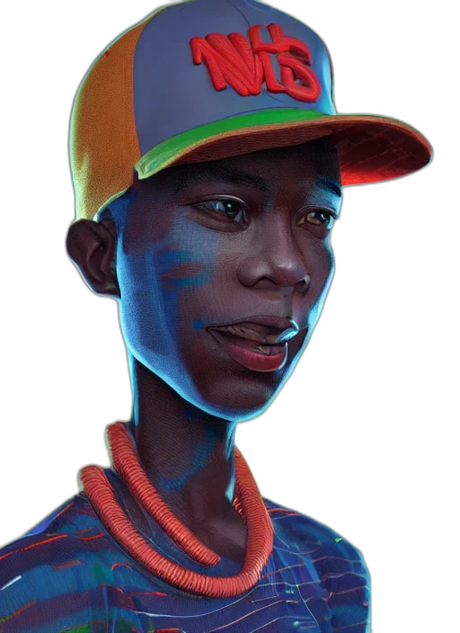 face, hat, creature, mask, photorealistic, concept art, comic book art, fantasy art transparent PNG cut-out