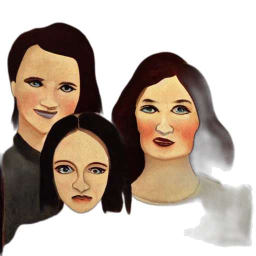 face, jewelry, cartoon, photorealistic, 3d render, oil painting, earth tones, three transparent PNG cut-out