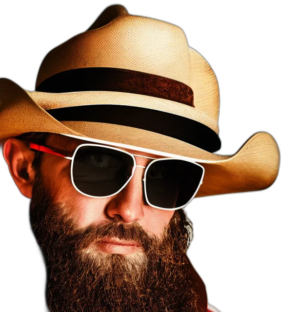 hat, jacket, face, hair, photorealistic, 3d render, pixel art, cartoon transparent PNG cut-out