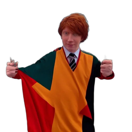 jacket, staff, ron, weasley transparent PNG cut-out