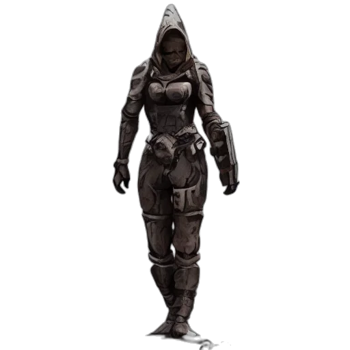 robot, jacket, weapon, mask transparent PNG cut-out