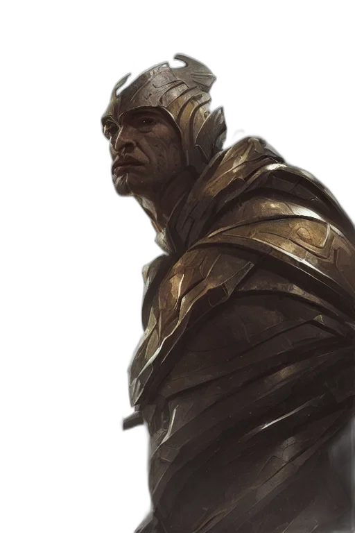 face, sword, staff, dragon transparent PNG cut-out