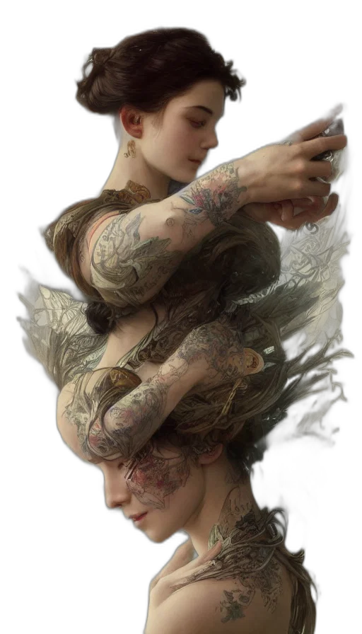 dress, jewelry, weapon, dragon transparent PNG cut-out