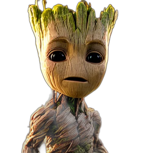 creature, staff, face, mask, 3d render, concept art, comic book art, pixel art transparent PNG cut-out