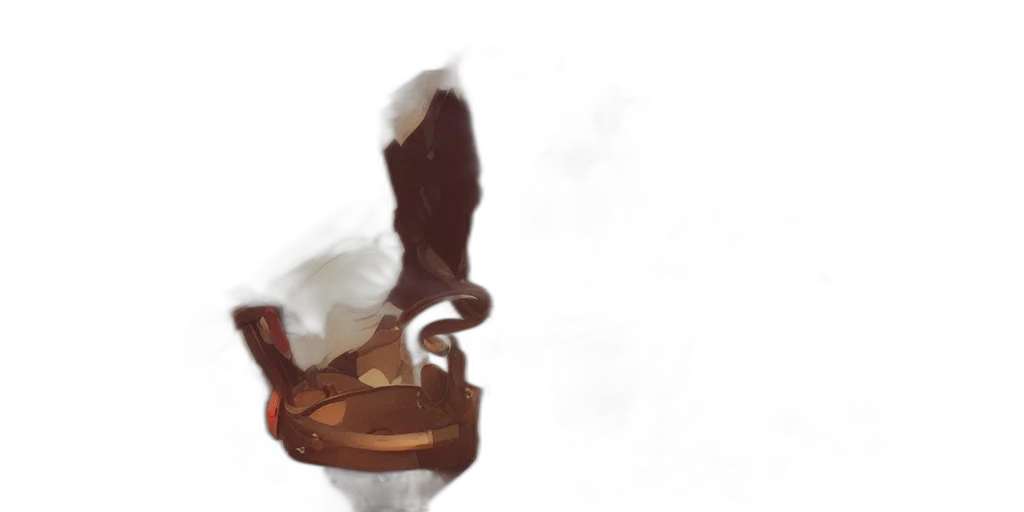shoes, mask, dragon, crown transparent PNG cut-out