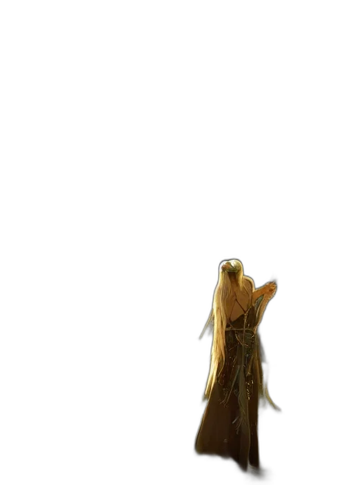 hair, animal, dress, creature, 3d render, concept art, photorealistic, fantasy art transparent PNG cut-out