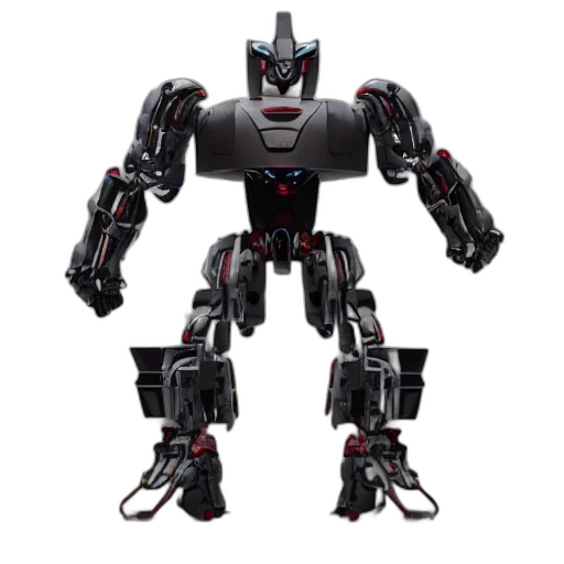 robot, 3d render, concept art, transformer, made, out, human, body transparent PNG cut-out