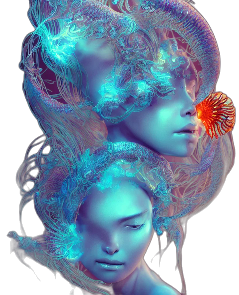 crown, mask, face, creature transparent PNG cut-out