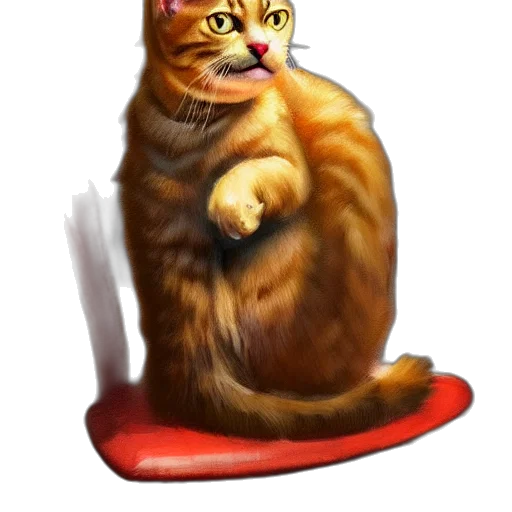 staff, animal, creature, concept art, photorealistic, pixel art, fantasy art, red transparent PNG cut-out