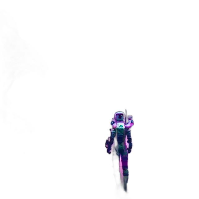 robot, weapon, sword, staff transparent PNG cut-out