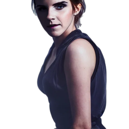 dress, face, staff, photorealistic transparent PNG cut-out