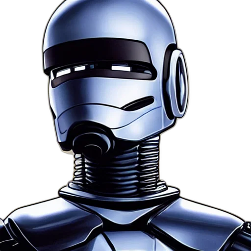 robot, mask, comic book art, concept art transparent PNG cut-out