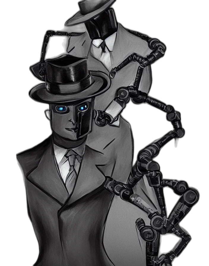 robot, mask, staff, face transparent PNG cut-out