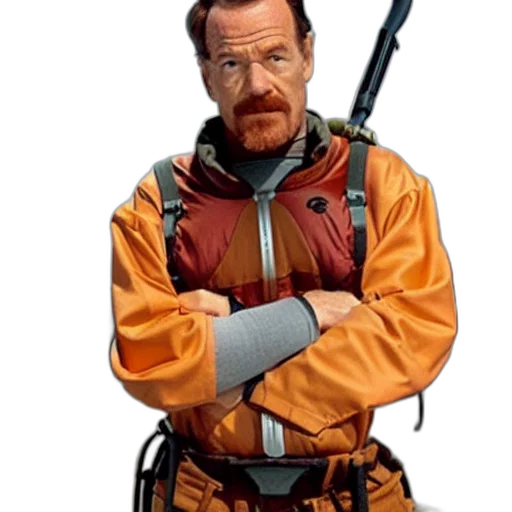 jacket, staff, weapon, animal, concept art, bryan, cranston, gordon transparent PNG cut-out