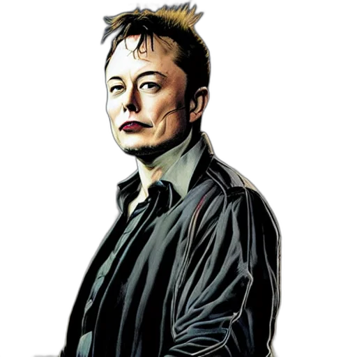 jacket, robot, face, staff transparent PNG cut-out