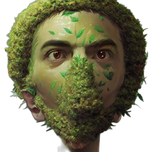 mask, face, creature, staff transparent PNG cut-out