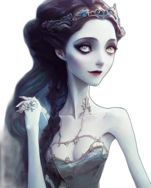 jewelry, dress, fantasy art, concept art transparent PNG cut-out