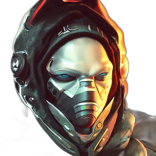 face, mask, robot, staff transparent PNG cut-out