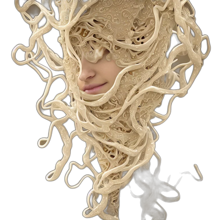 hair, mask, jewelry, crown, 3d render, concept art, photorealistic, fantasy art transparent PNG cut-out