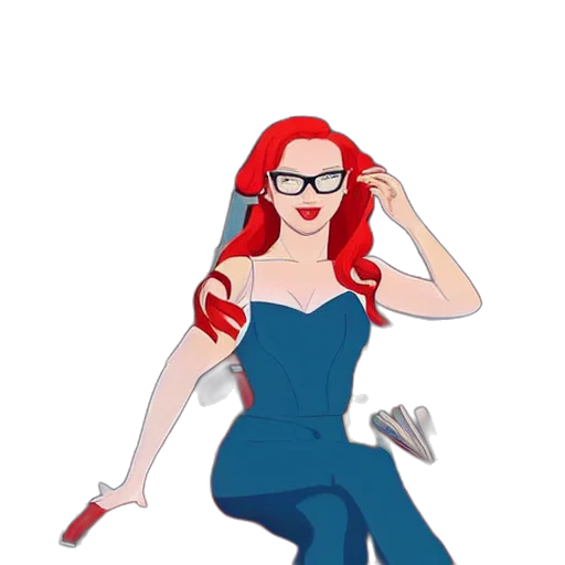 dress, cartoon, concept art, pixel art, comic book art, madelaine, petsch, woman transparent PNG cut-out