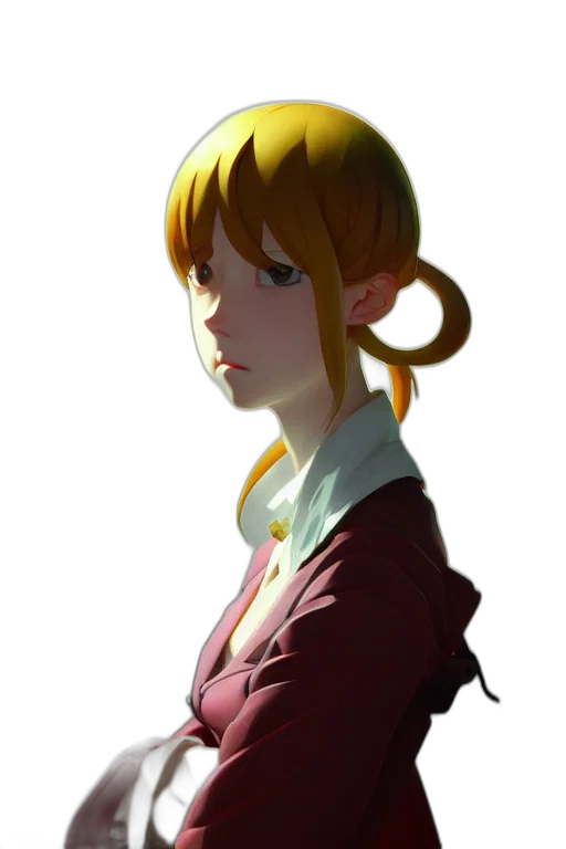 staff, face, crown, dress, concept art, anime, photorealistic, fantasy art transparent PNG cut-out