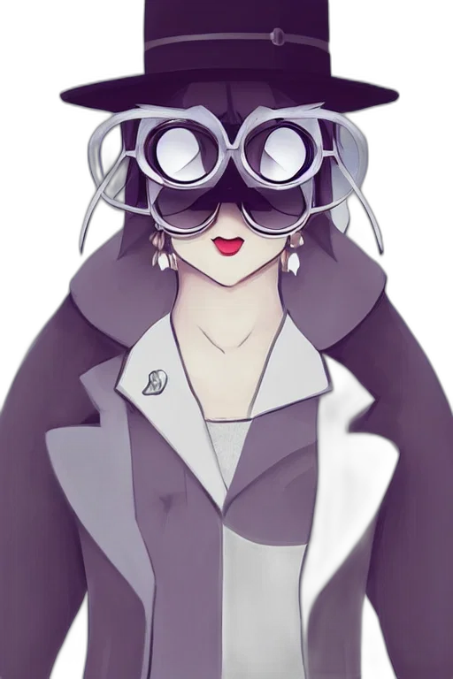 staff, jacket, mask, dress, anime, cartoon, concept art, pixel art transparent PNG cut-out