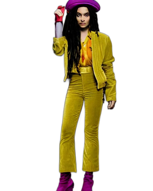 staff, jacket, concept art, 3d render transparent PNG cut-out