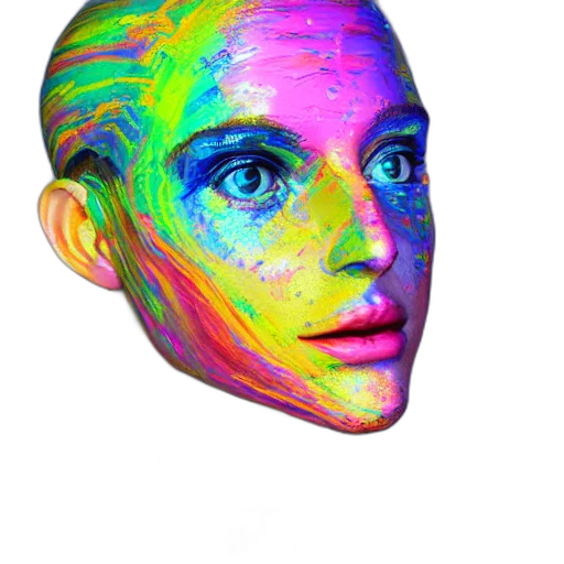 face, mask, robot, creature transparent PNG cut-out