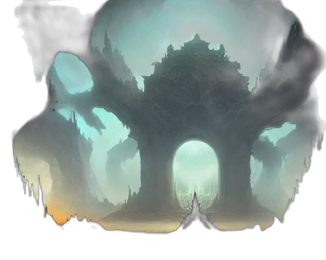 creature, crown, tree, concept art transparent PNG cut-out