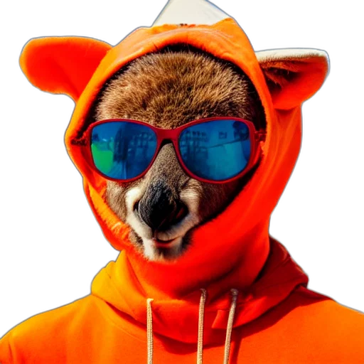 jacket, animal, mask, staff transparent PNG cut-out