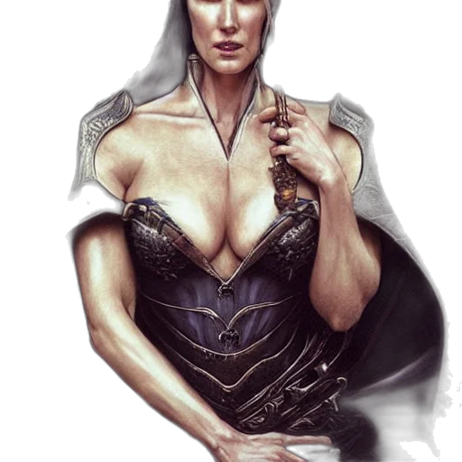 dress, jewelry, fantasy art, comic book art transparent PNG cut-out