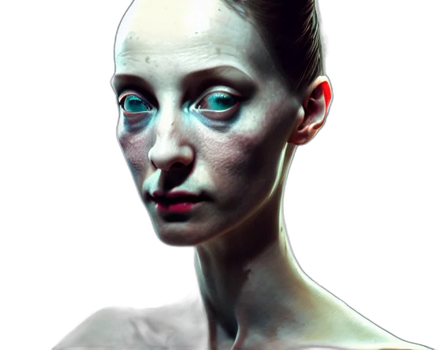face, robot, mask, creature, photorealistic, concept art, 3d render, fantasy art transparent PNG cut-out