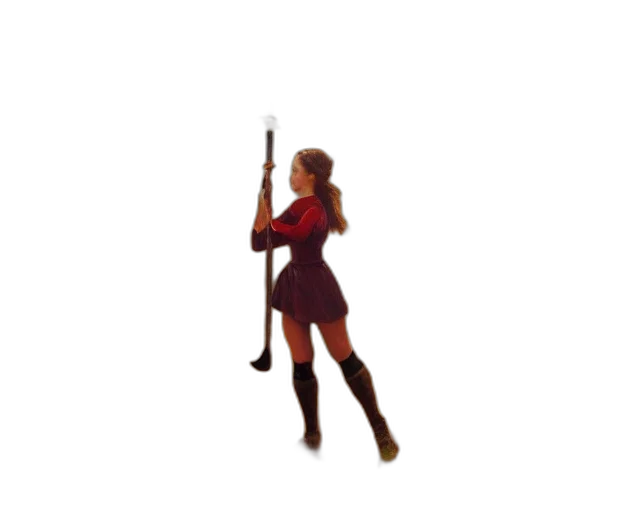 staff, weapon, sword, pixel art, concept art, 3d render, fantasy art, red transparent PNG cut-out