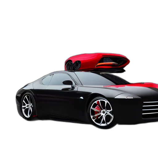 car, hat, 3d render, concept art transparent PNG cut-out