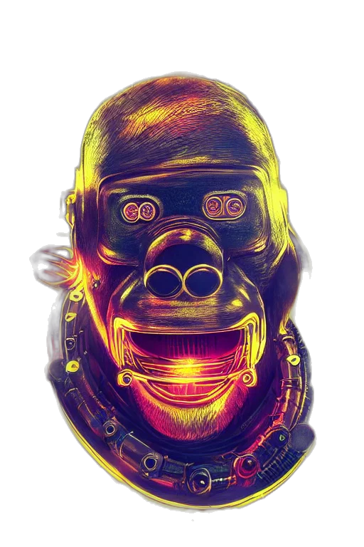 mask, face, robot, creature transparent PNG cut-out